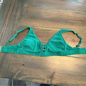 Time and Tru Green Bikini Top